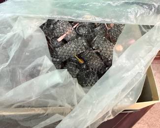 Bulk Estate Lot of Soft Grey Textiles and Knitwear