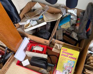 Mixed Household Items Lot – Books, Electronics, Misc