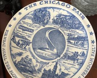 Collector Plate – Chicago World’s Fair Plate
