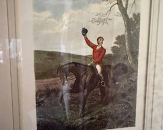 Framed Landscape Print – Horseback Artwork