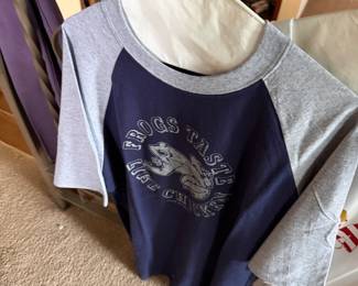 Men’s Raglan Shirt – Blue & Gray Tee