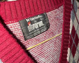 Weatherproof Vintage Sweater – Red Knit Pullover