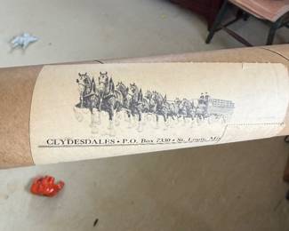 Budweiser Clydesdales Poster in Tube – St. Louis Print