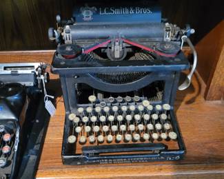 L.C. Smith Upright Typewriter