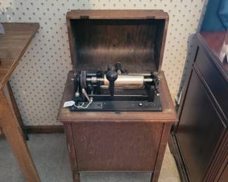 Antique Stand-Up Wax Cylander Dictaphone
