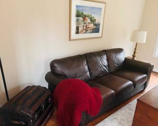 Leather couch
