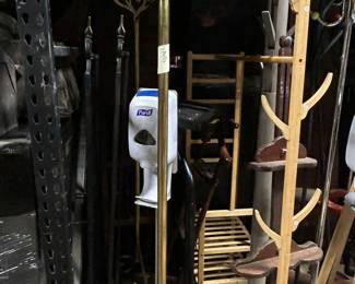 Ornate Brass Curtain Rod Finial