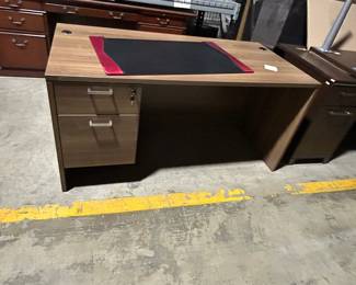 Modern Executive Desk with Integrated Storage