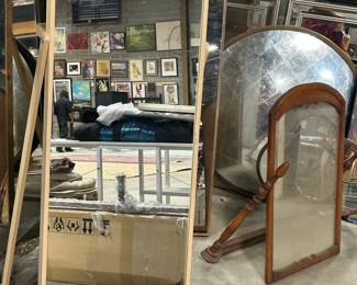 19th Century French Louis Philippe Giltwood Mirror