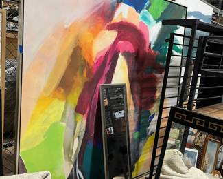 Abstract Expressionist Large Format Canvas Painting