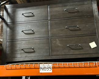 Homelegance Blaire Farm 6-Drawer Dresser Charcoal Gray