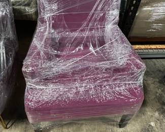 Purple Upholstered Office Chair
