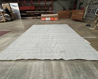 Light Gray Textured Area Rug
