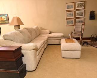 Lower level sectional sofa