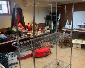 Steel Garment Rack on wheels