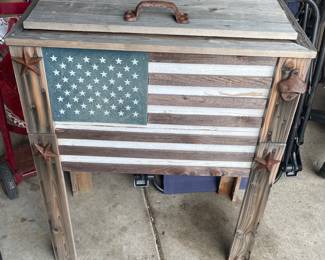Wooden Flag Cooler