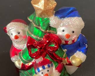 Mercury Glass Vtg Christmas Ornament