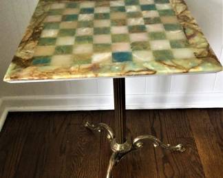 MCM Stone Top Cafe/Side Table