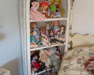 Vintage dolls and toys. Trolls, Raggedy Ann, Barbie.