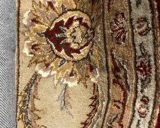 Large wool/silk Area Rug. Professionally cleaned 