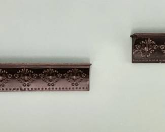 Embossed Metal Shelves