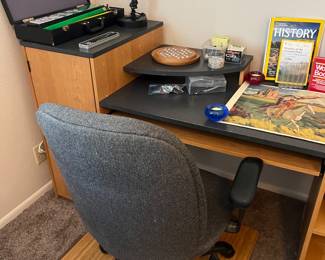 Desk and chair