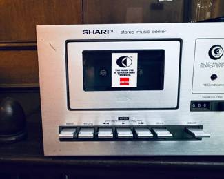 Sharp turntable combo - cassette