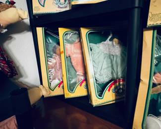 Cabbage patch dolls, most new in box from 1984 forward