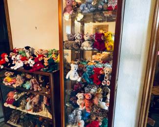Cute teddy bears and Ty beanbag toys