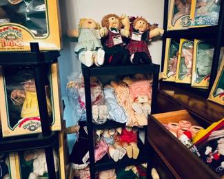 Cabbage patch dolls, most new in box from 1984 forward