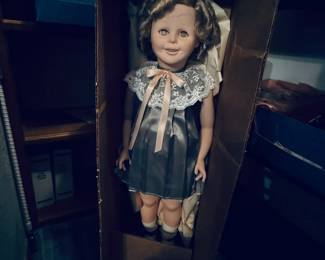 Shirley Temple little girl doll, new in box