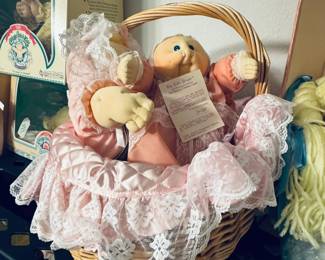 Cabbage patch dolls, most new in box from 1984 forward