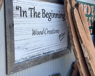 0101 In The Beginning Wood Creations