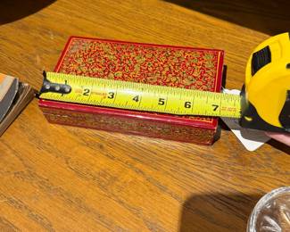 Lacquered Kashmiri Lidded Box