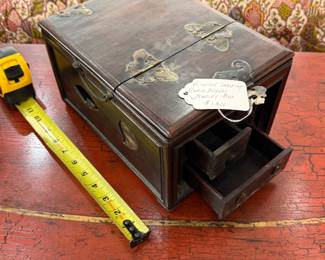 Victorian Tabletop Curio Display Jewelry Box