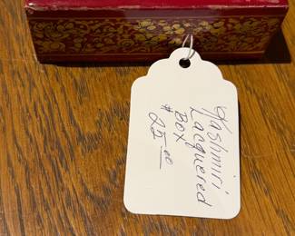 Lacquered Kashmiri Lidded Box