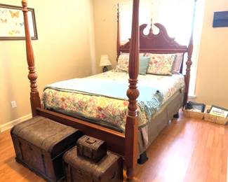 high poster queen size bed