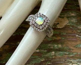 Pretty sterling and opal