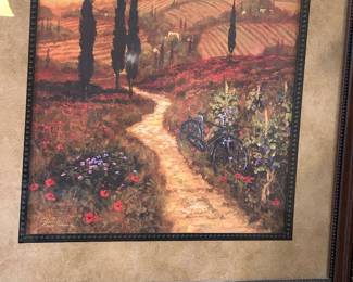 Steve Thomas colorful Poppy fields print