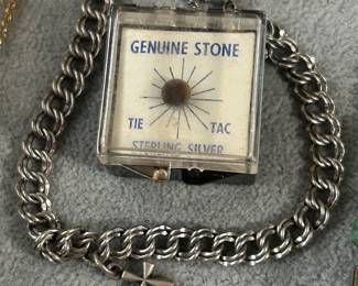 James Avery charm bracelet with cross charm