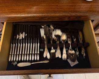 Silver plated silver ware 