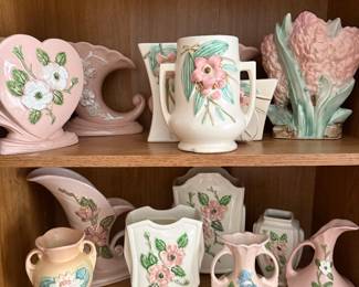 Hull and McCoy glass 