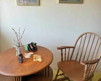 RA154Vintage Rocker And Table