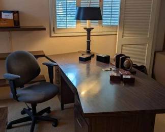 RA122Desk Set, Chair, Bookends, Lamp  More