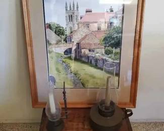 RA177Framed Watercolor And More