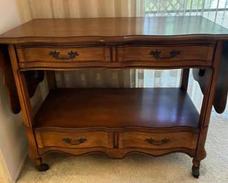 RA139Drop Leaf Buffet Table