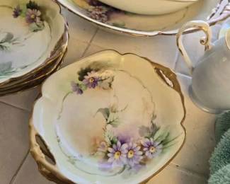 RA160Vintage Ginori Hand Painted Collectibles