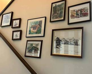 RA179VWatercolor Ink Prints by Maurice A. Southcott