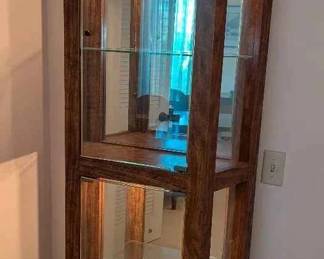 RA145Single Piece Curio Cabinet With Lighting