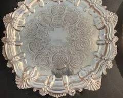 Gorgeous Silver Plate Serving Trays 